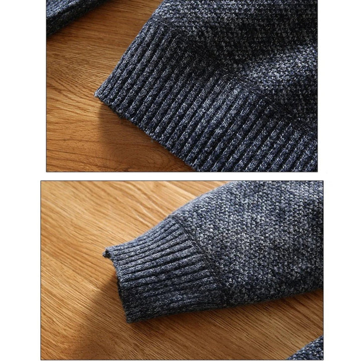 Drune | Strickpullover mit Reißverschluss - Moderner Freizeitstil für Alltag und Büro
