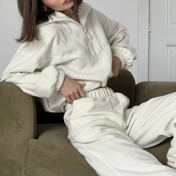 Drune | Pullover mit Kragen für Frauen Warm