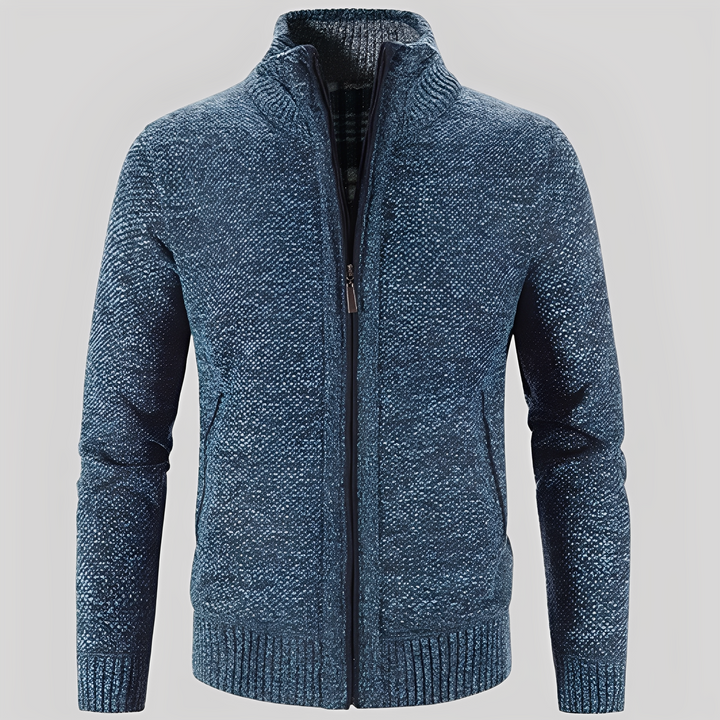 Drune | Einfacher Cardigan mit Reißverschluss für Herren