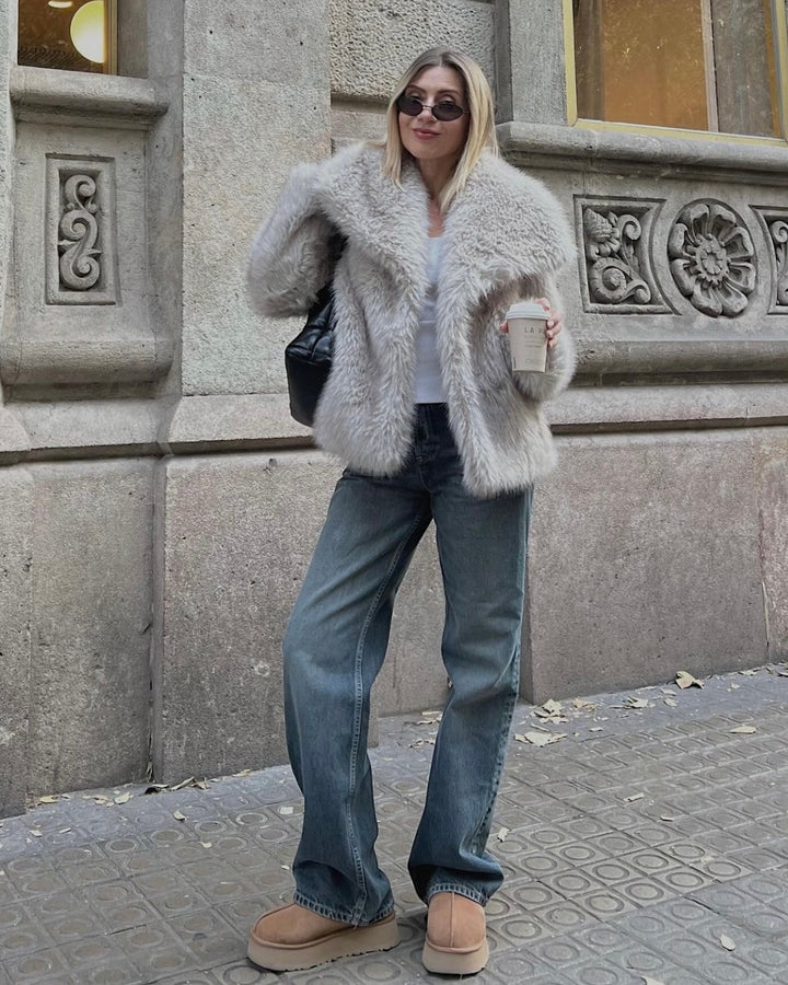 Drune | Flauschige Pelzjacke Für Winter