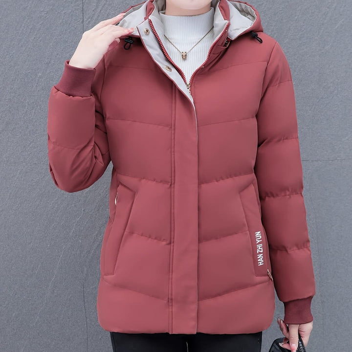 Drune | Damen Kapuzenjacke Warm Und Stilvoll Wintermantel