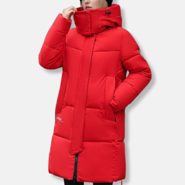 Drune | Daunenmantel - Winterjacke Mit Hohem Kragen & Kapuze