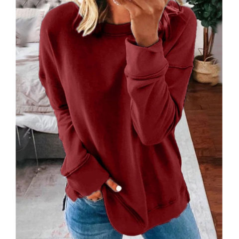 Drune | Lässiger Plus Size Pullover Für Frauen
