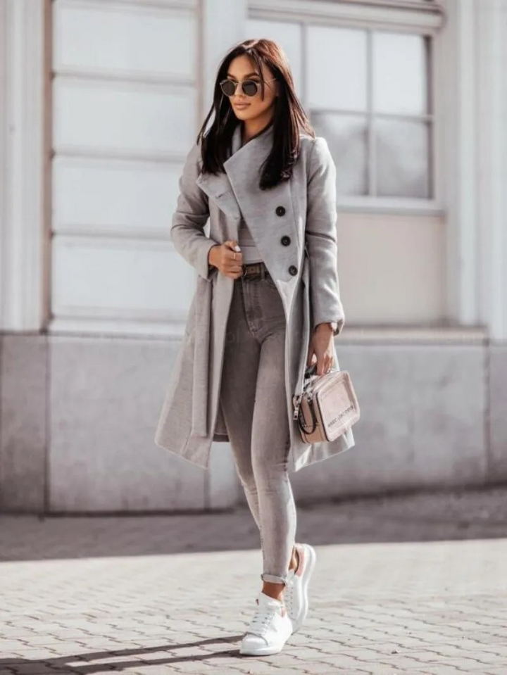 Drune | Taillierter Trenchcoat für Frauen Herbstkollektion