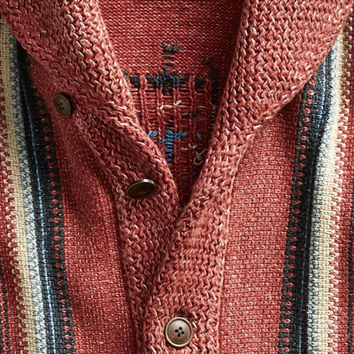 Drune | Cardigan Vibrante Für Männer Warm