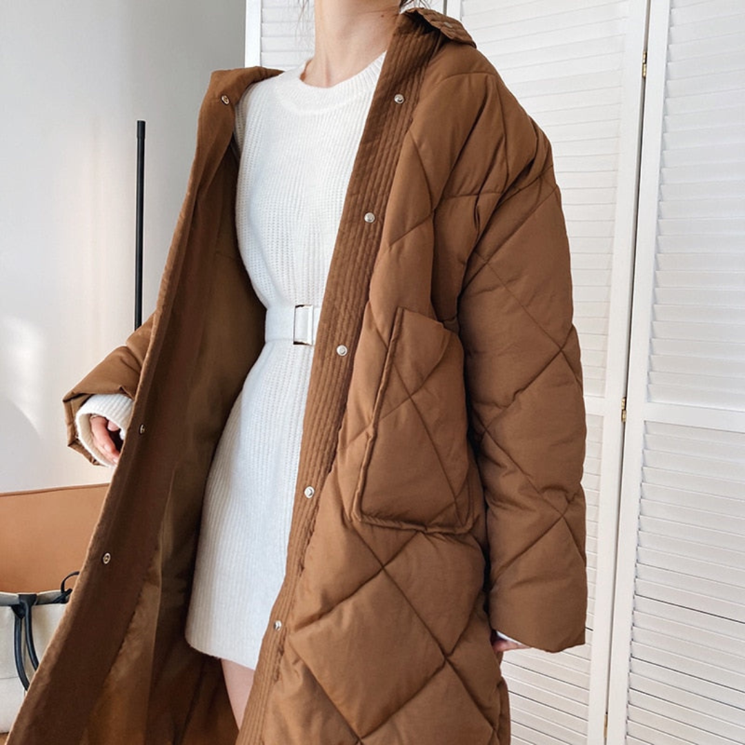 Drune | Winter Steppmantel für Frauen Warm