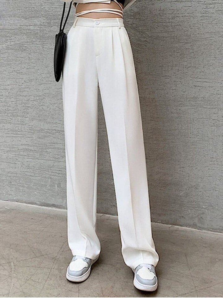 Drune | Moderne Hose Mit Hoher Taille