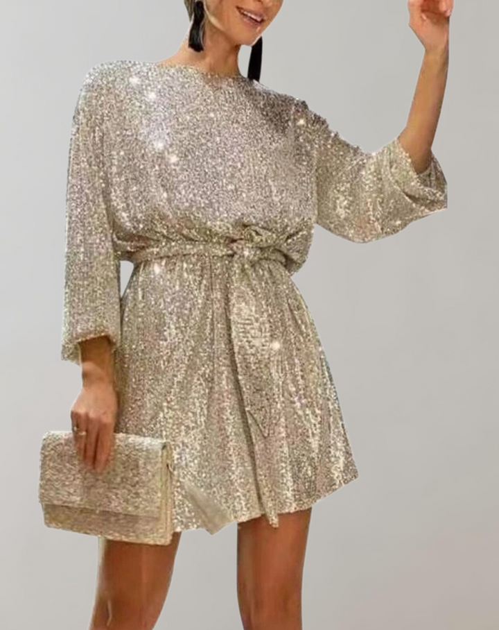 Drune -  Glitzerndes Paillettenkleid für Damen
