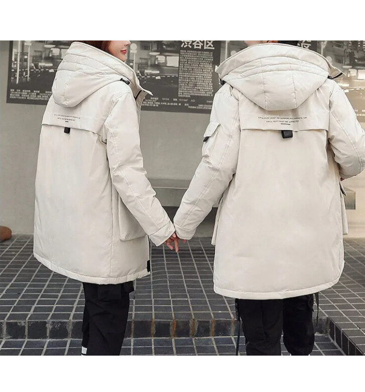 Drune | delige winterparka set - isolierte Jacke mit Kapuze für Damen