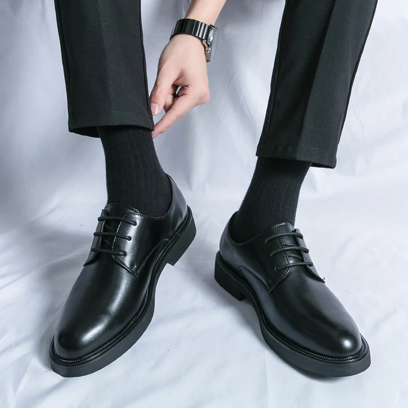 Drune | Elegante Herrenschuhe Aus Leder Mit Schnürung Und Rutschfester Sohle