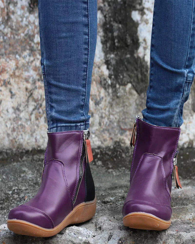 Drune | Wasserdichte Orthopädische Stiefel mit Hochwertigem Reißverschluss