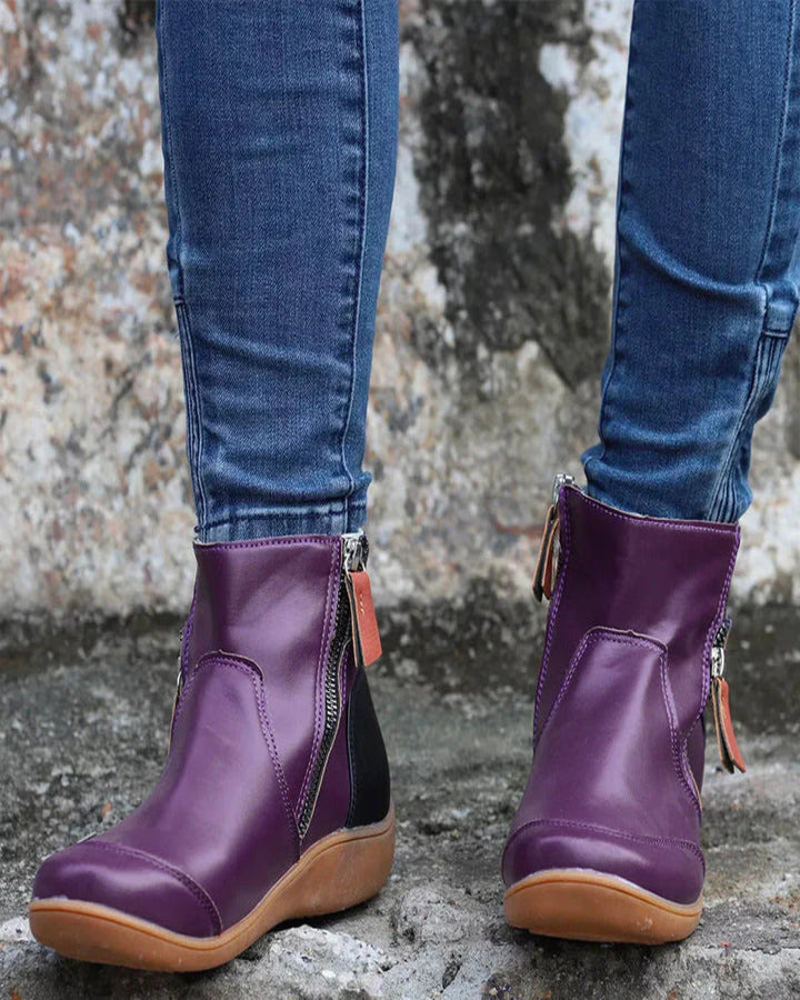 Drune | Wasserdichte Orthopädische Stiefel mit Hochwertigem Reißverschluss