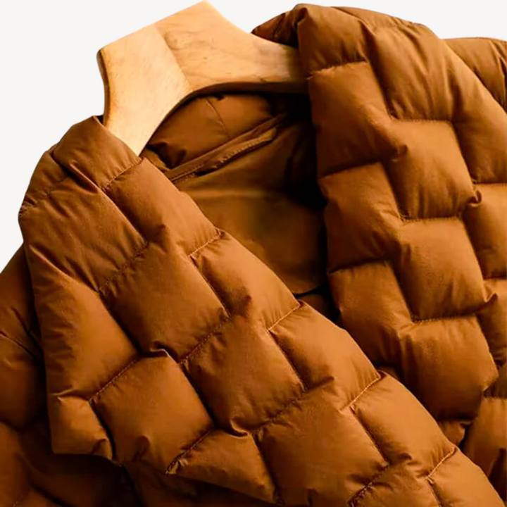 Drune | Damen Stepp-Pufferjacke mit Gürtel