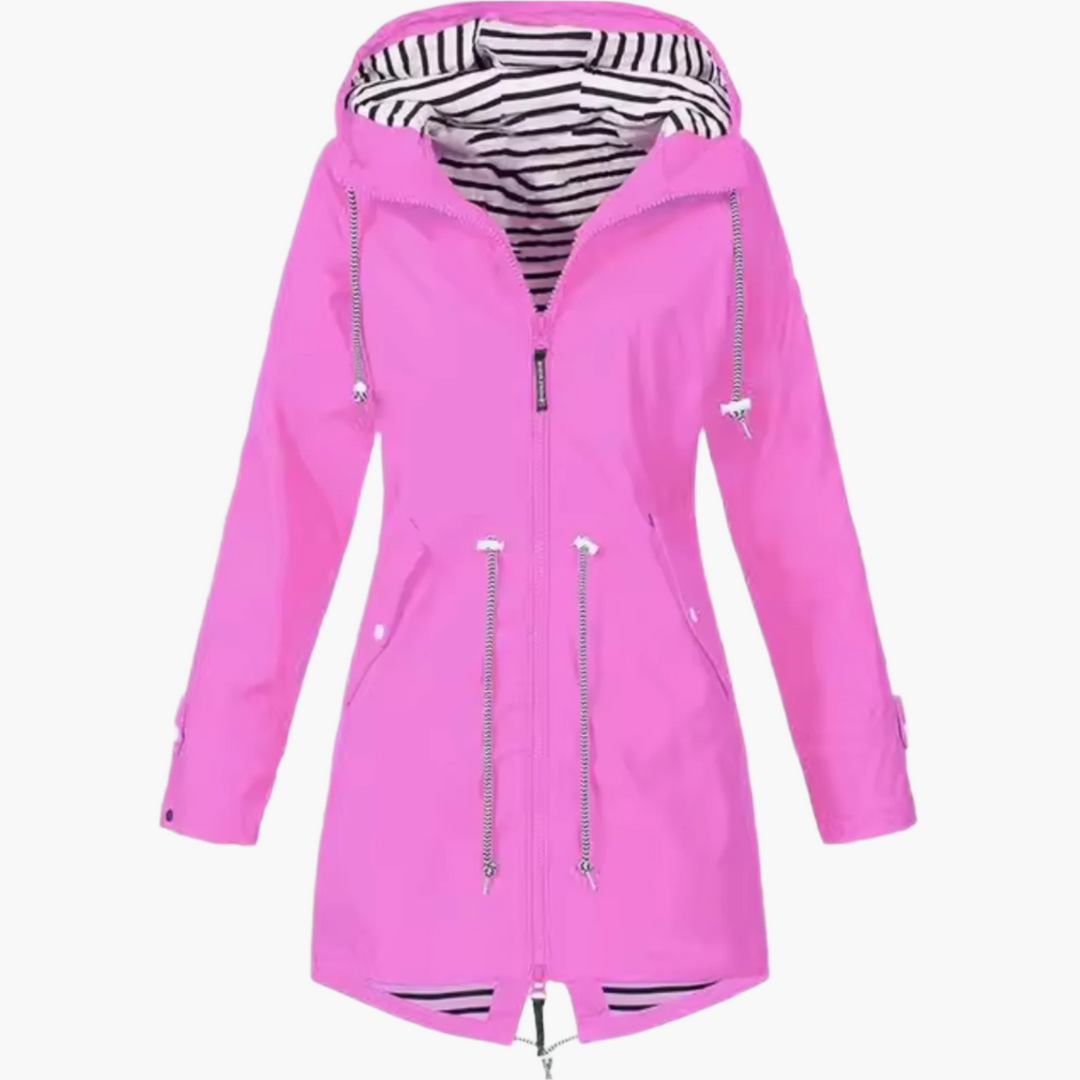 Drune | Regenjacke Outdoor Windbreaker mit Kapuze - Wasserdichte Übergangsjacke für Freizeit & Reisen