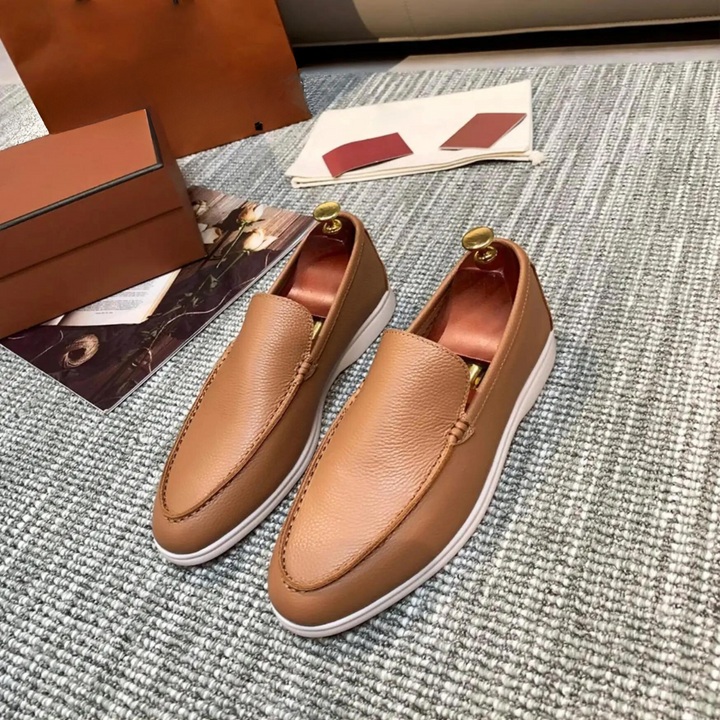 Drune | Herren Leder Slipper Aus Hochwertigem Rindsleder