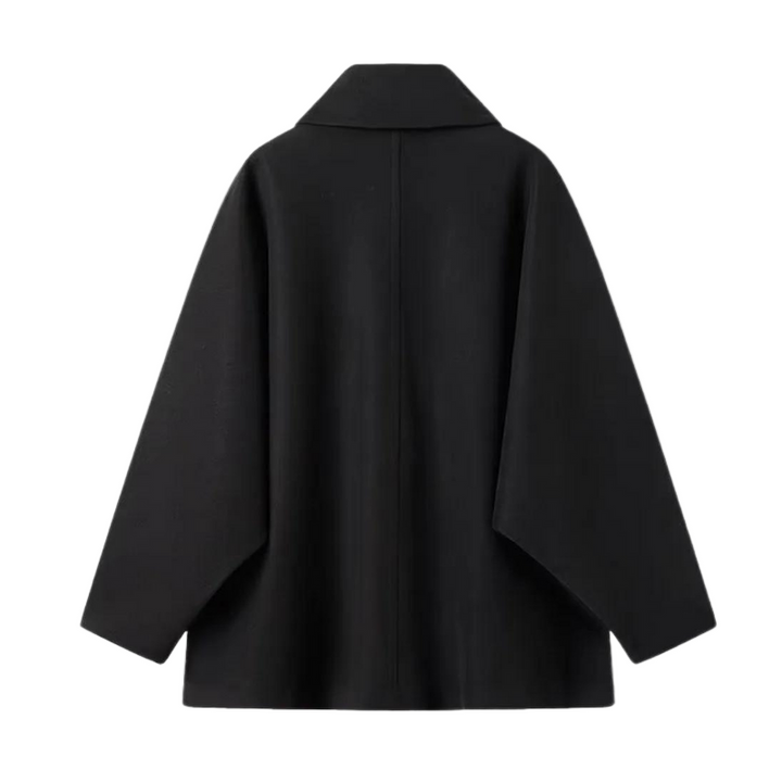 Drune | Damen übergangsjacke - Beige Oversized Mantel in Beige