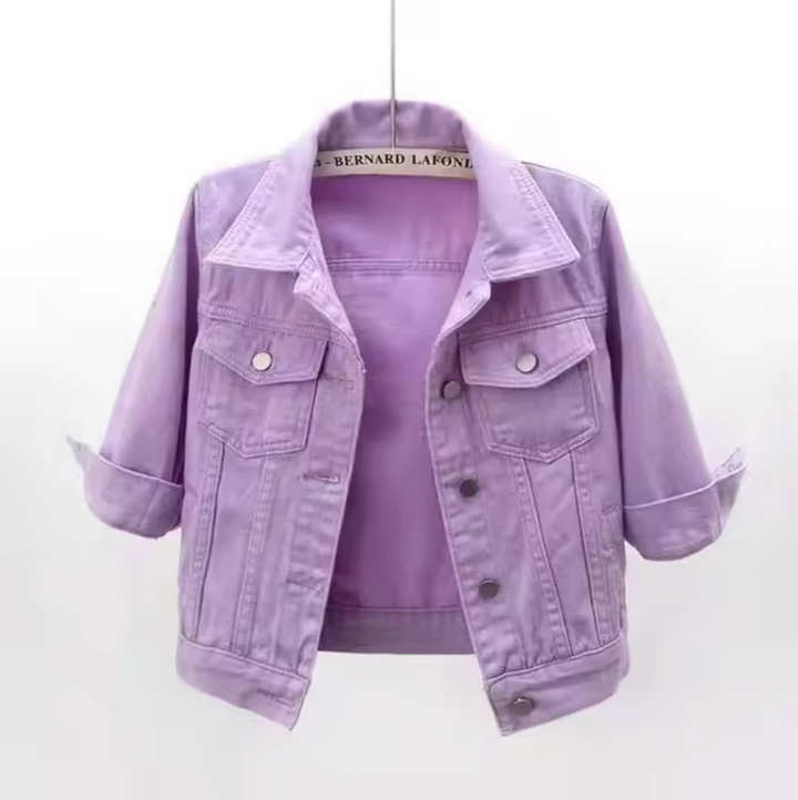 Drune | Bunte Denimjacke