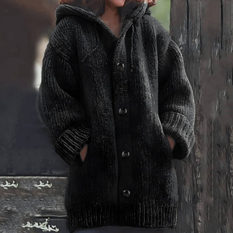 Drune | Warme Damen-Strickjacke