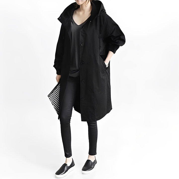 Drune | Wasserfeste Regenjacke mit Kapuze für Frauen