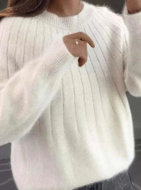 Drune | Flauschiger Kaschmir-Strickpullover