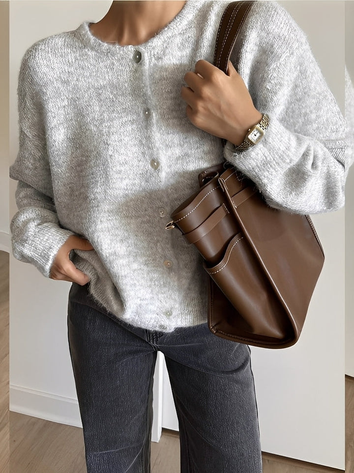 Drune | Vintage Wollmantel mit Knöpfen für Frauen