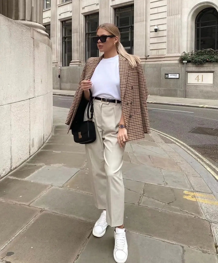 Drune | Klassischer Karierter Blazer