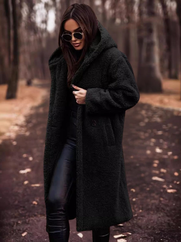 Drune | Damen-Trenchcoat mit Gürtel und doppelt geknöpftem Verschluss