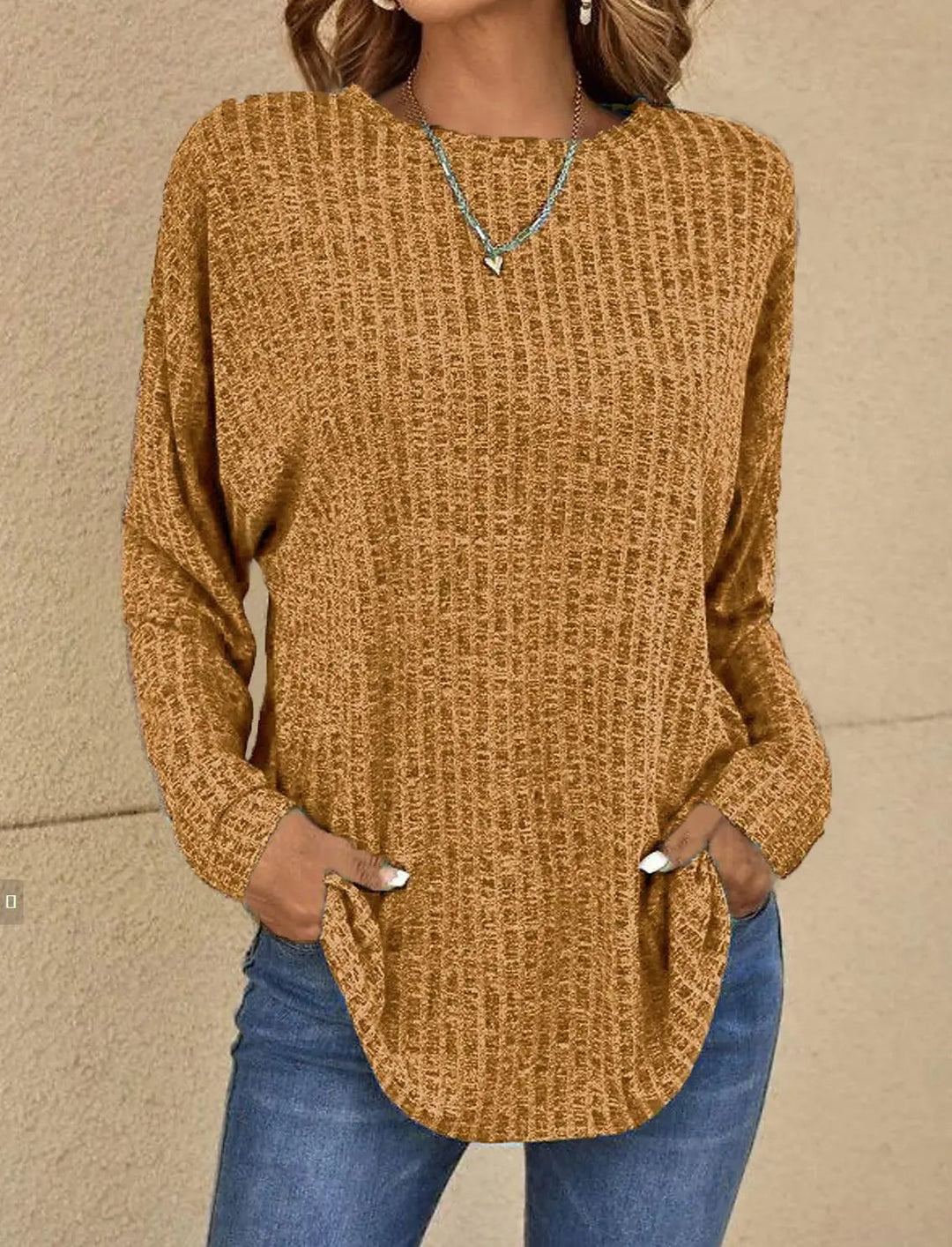 Drune | Stylisches Gestricktes und Dehnbares Lässiges Top