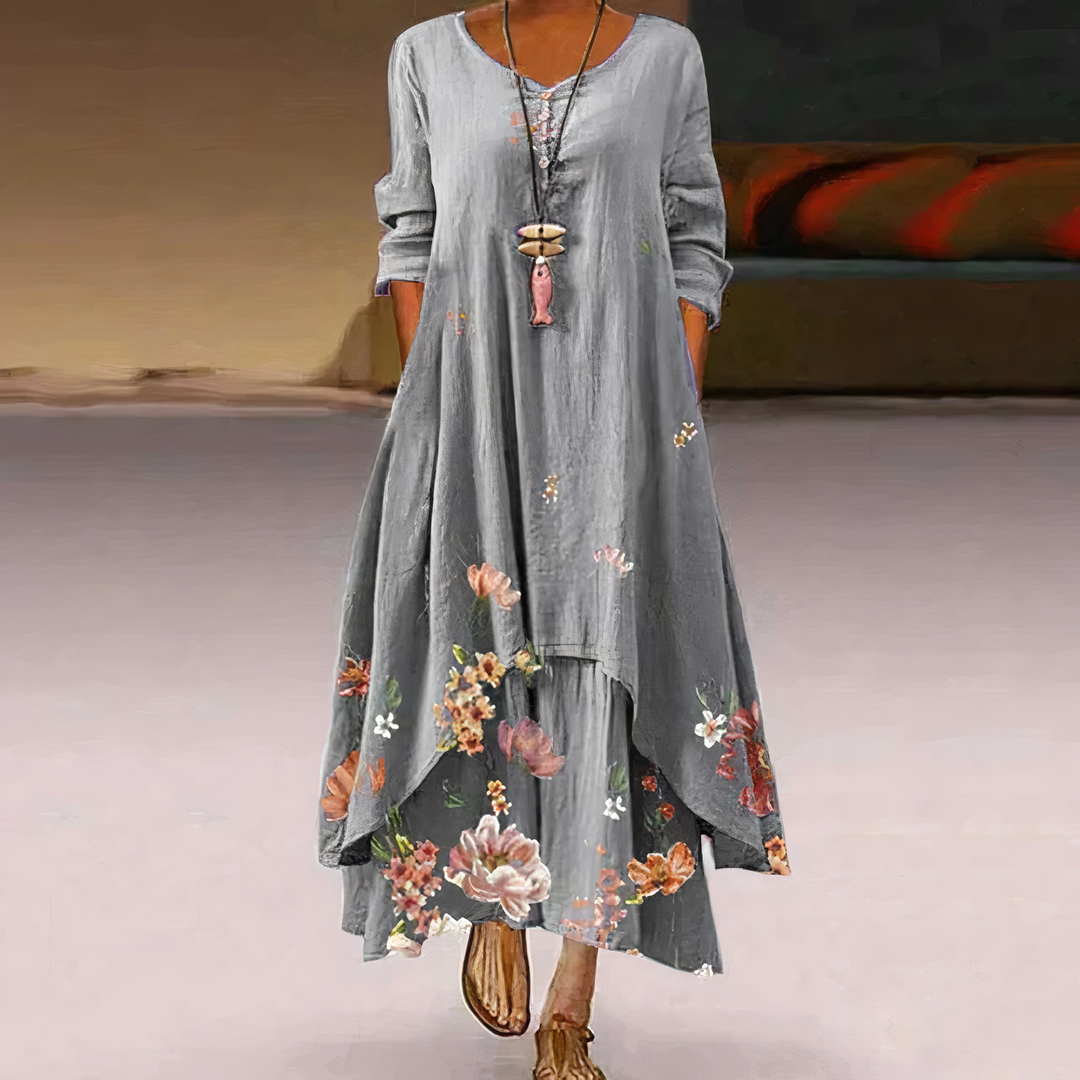 Drune | Elegantes Mode Baumwollkleid