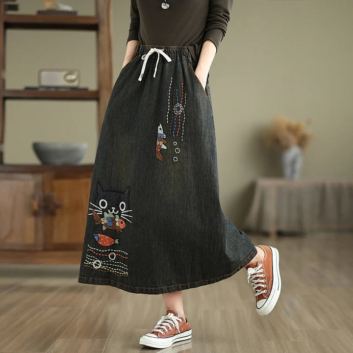 Drune | Jeansrock