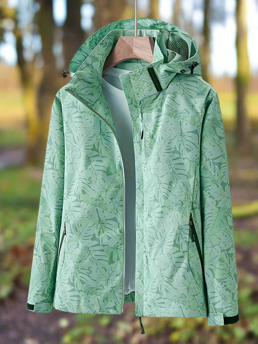 Drune | Wasserdichte Regenjacke mit Kapuze und Reißverschlusstaschen