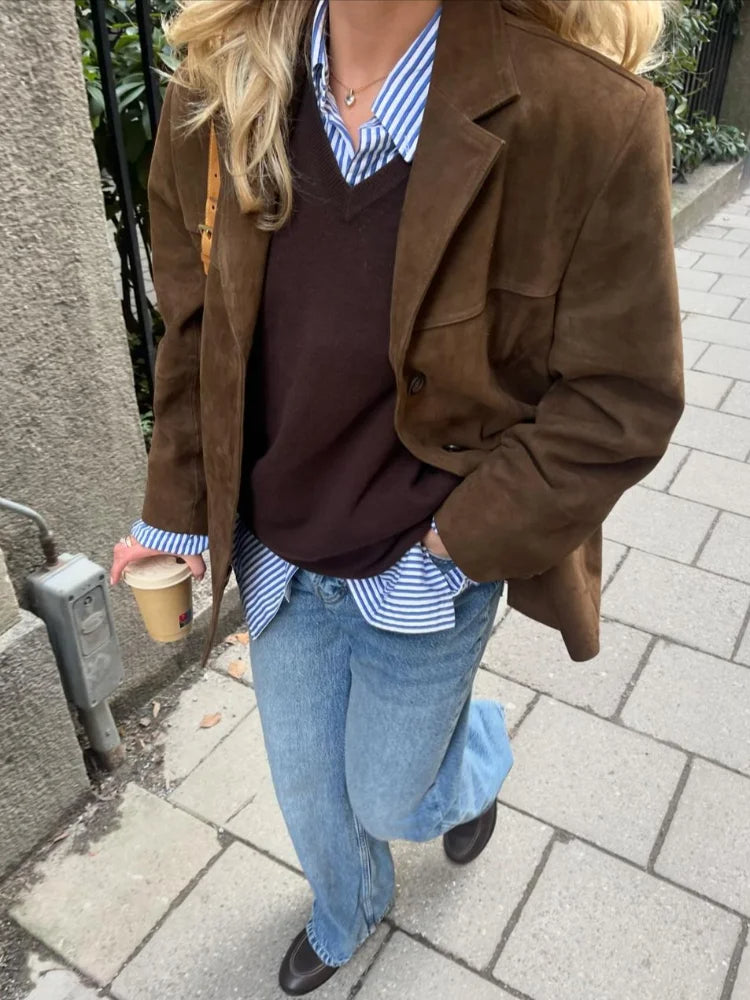 Drune | Klassische Blazerjacke mit Knöpfen