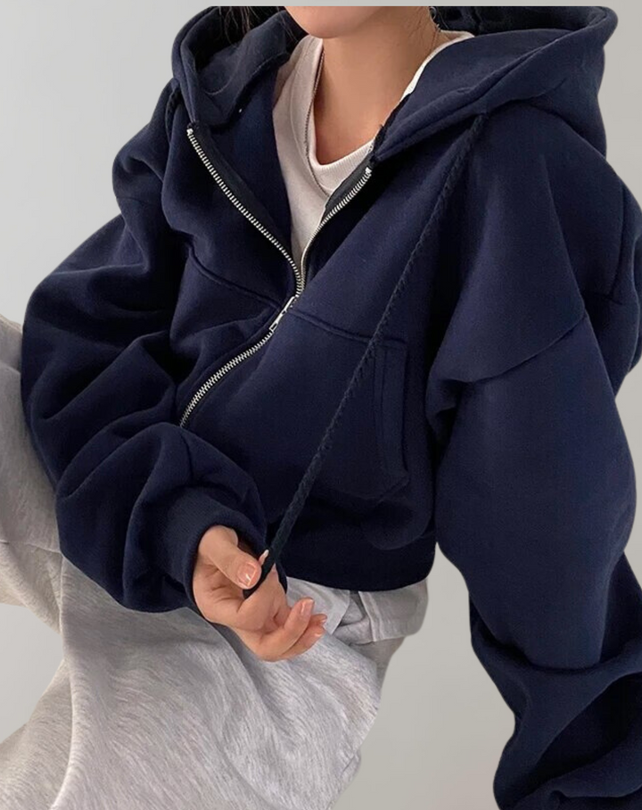 Drune - Frauen Solid Hooded Sweatshirt