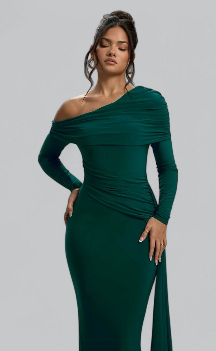 Drune | Off Shoulder Maxikleid für Damen
