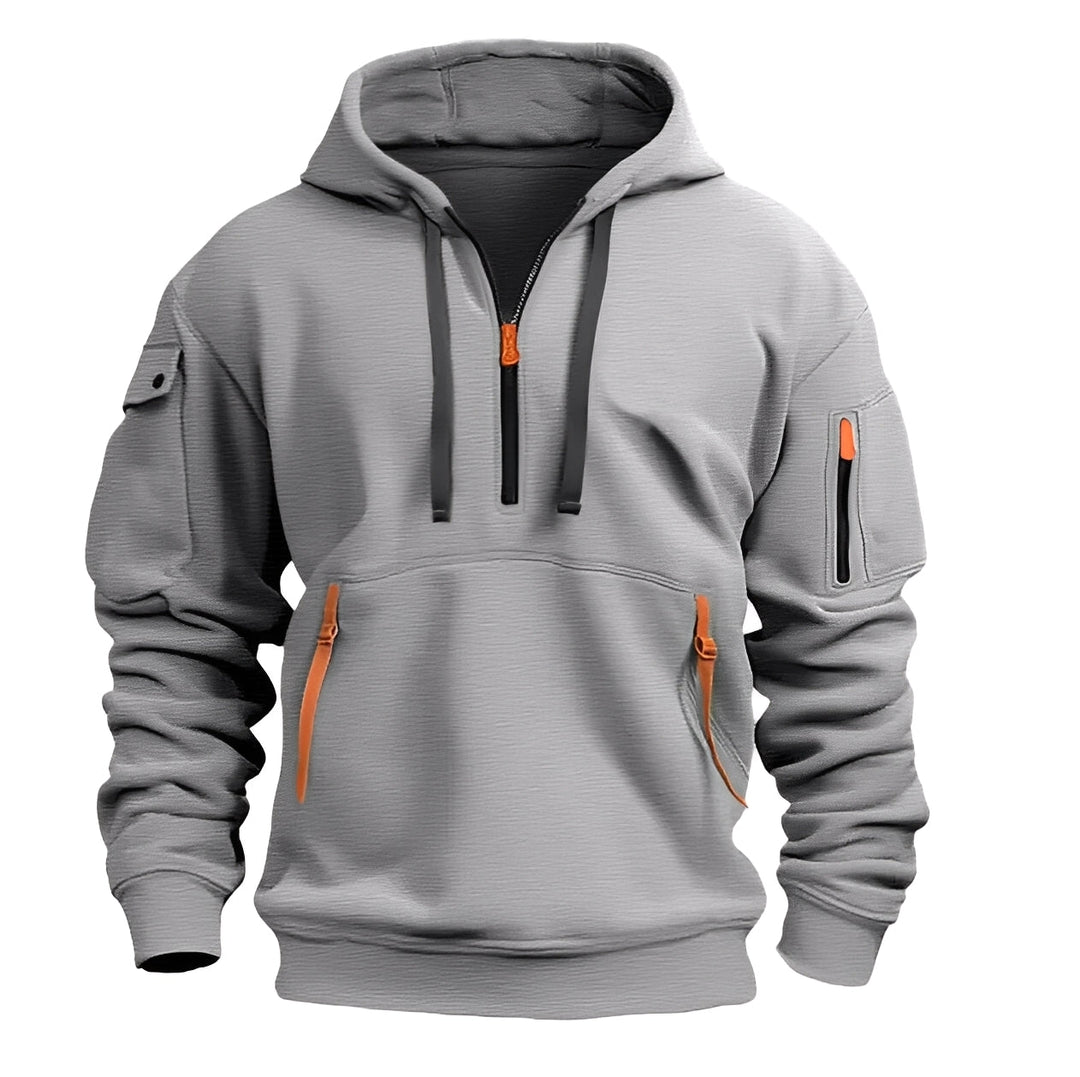 Drune | Locker Hoodie mit Halbzip für Männer