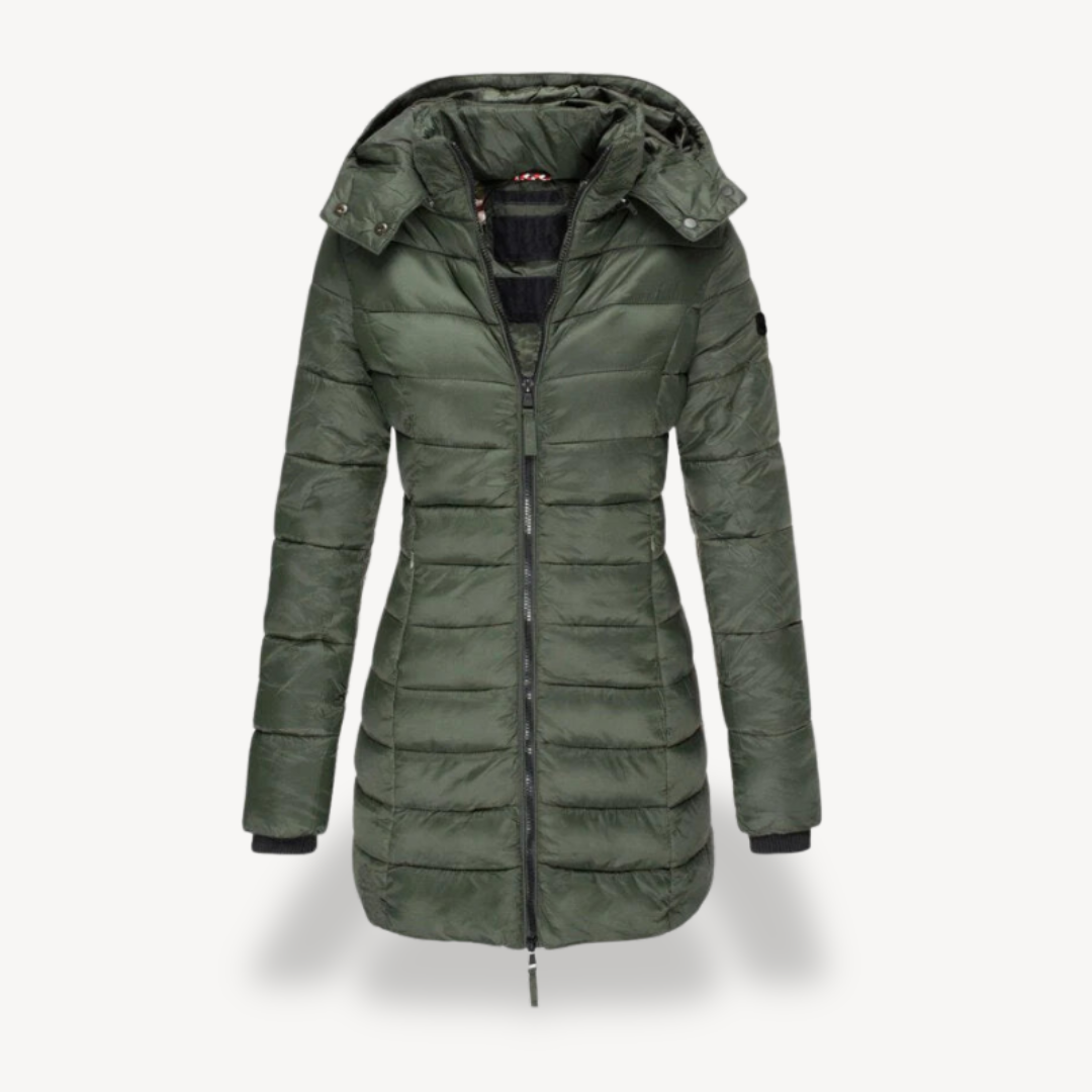 Drune | Damen Pufferjacke mit Kapuze
