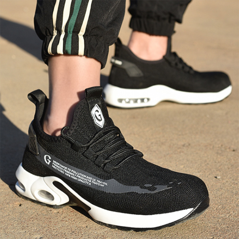 S1P mode Sicherheit Schuhe Männer Stahl Kappe Schuhe Drune