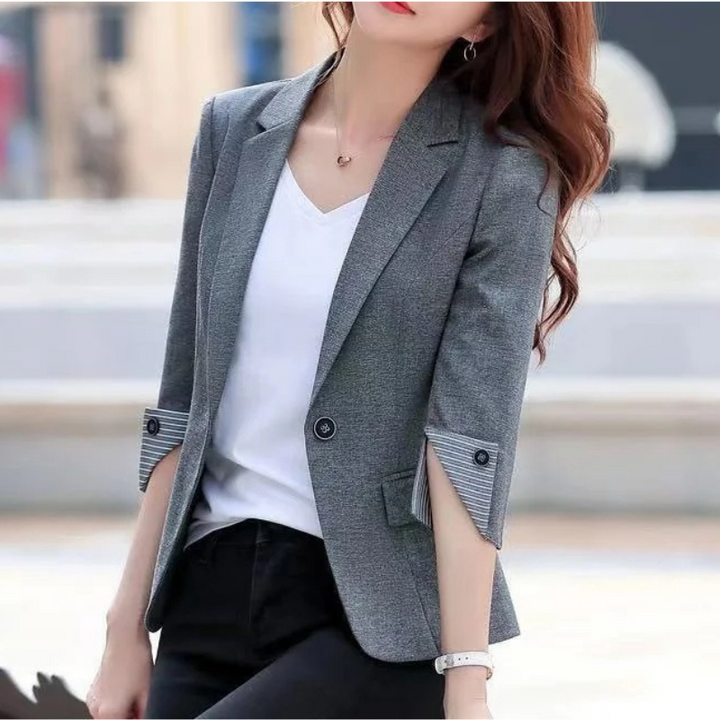 Drune | Eleganter Damenblazer mit Knopfdetails Ideal für Das Büro