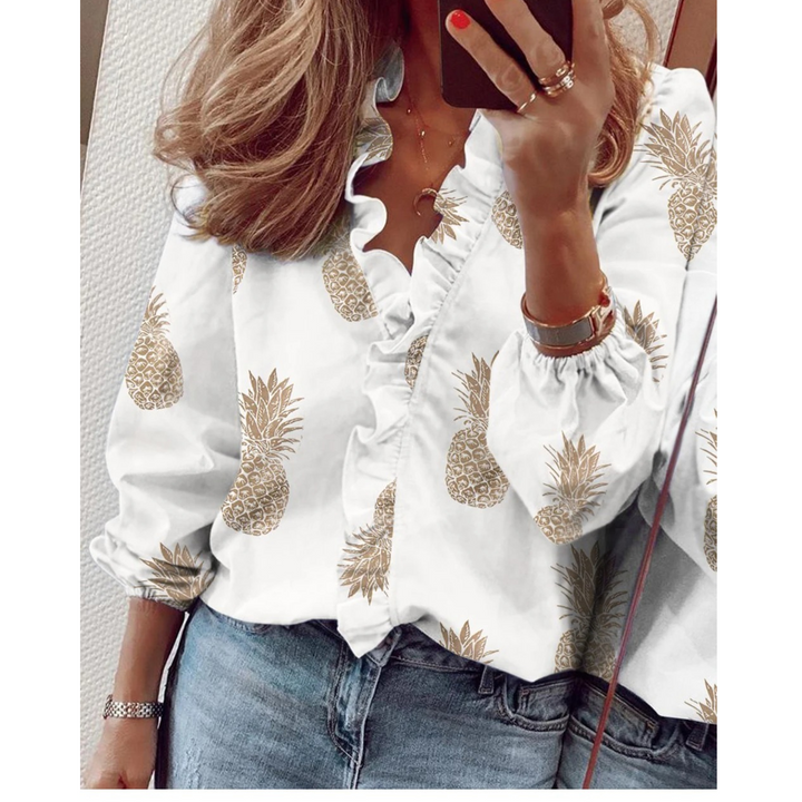 Drune | Bluse Aus Chiffon mit Blumen