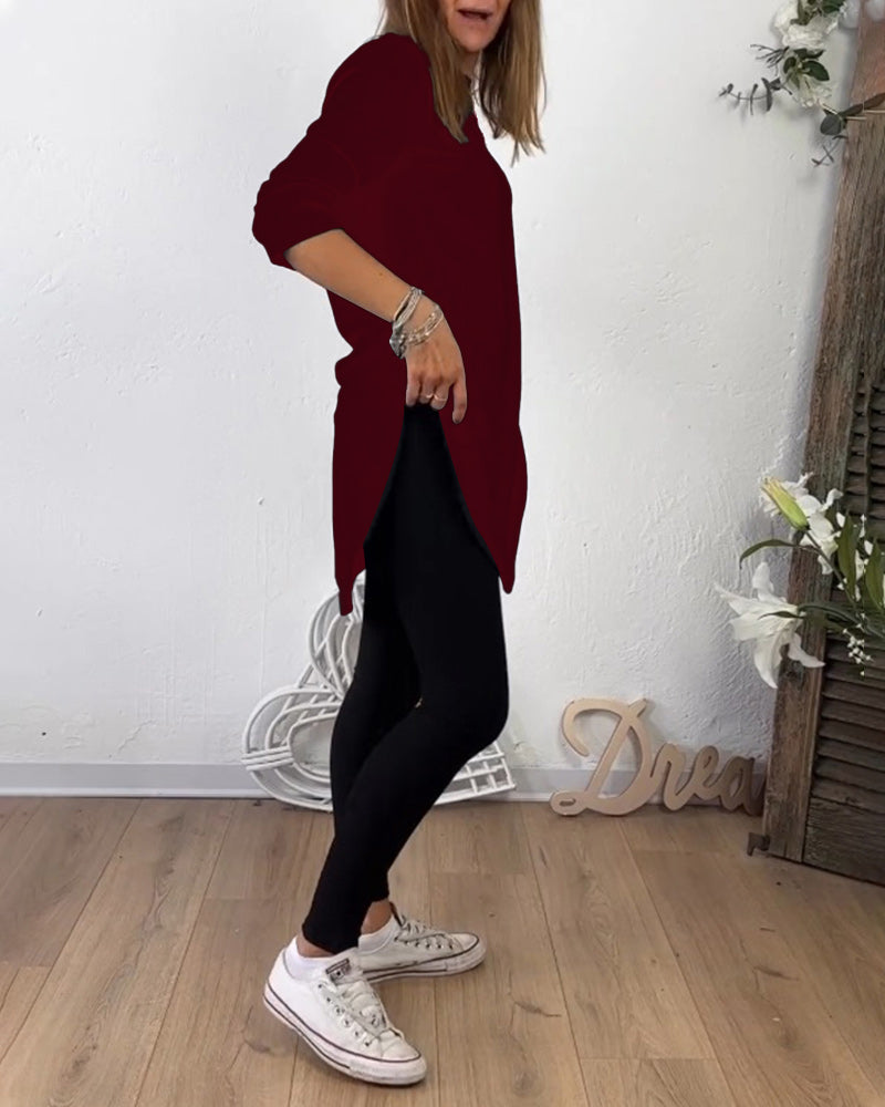 Drune | Top mit Rundhalsausschnitt
