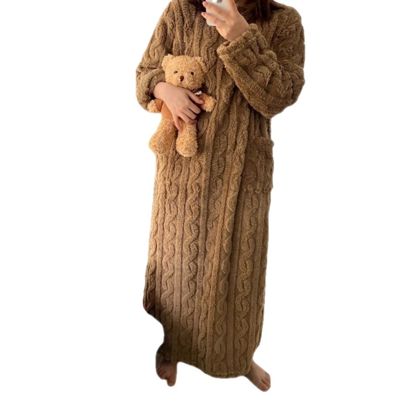 Drune | Winter korallen Samt-Homewear