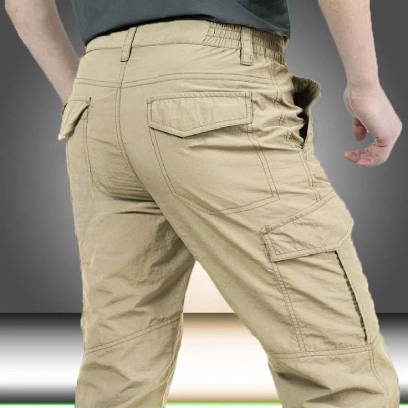 Drune | Funktionale und Stilvolle Herren Cargo Hose mit Praktischen Klappen Taschen