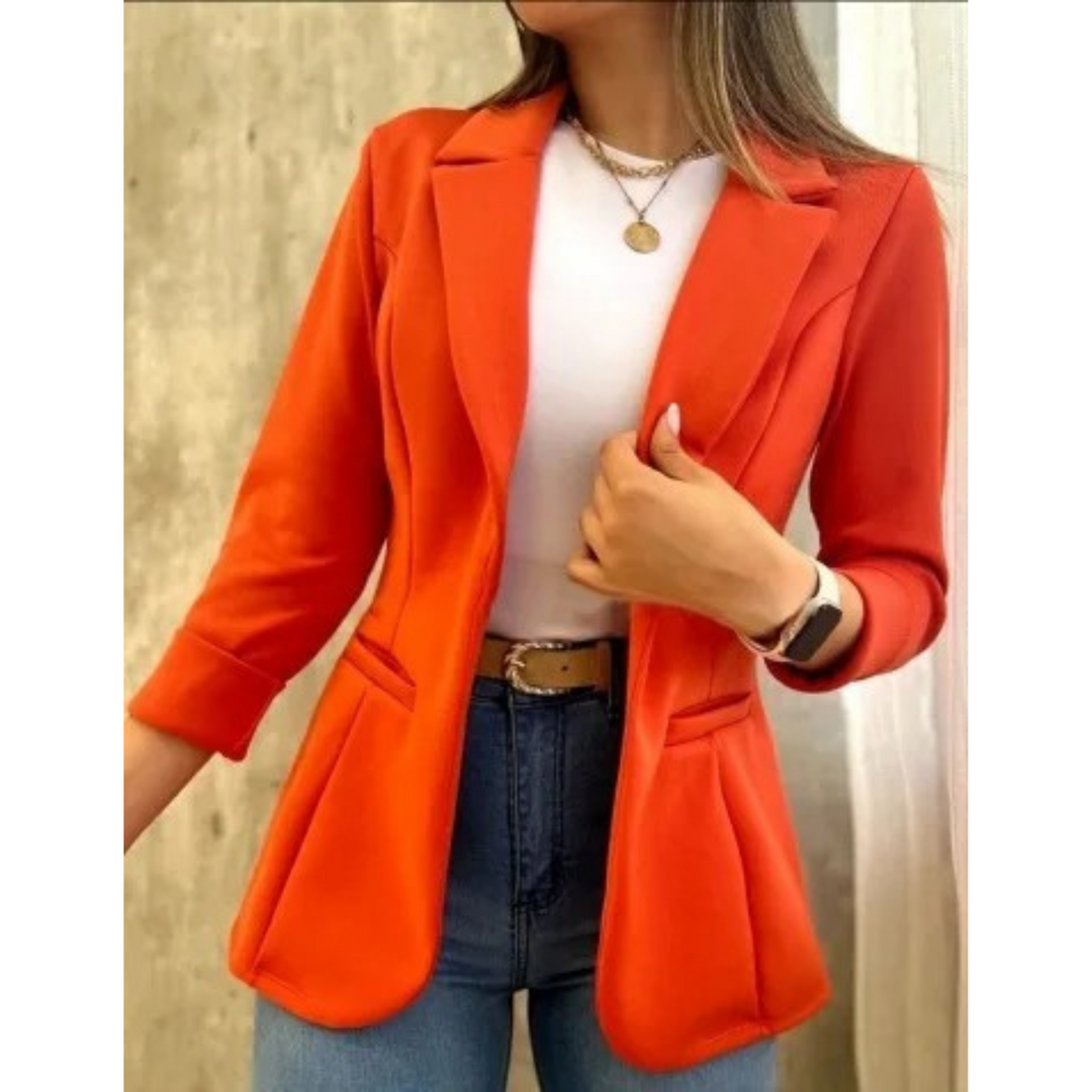 Drune – Vintage-Damenblazer ohne Schnalle