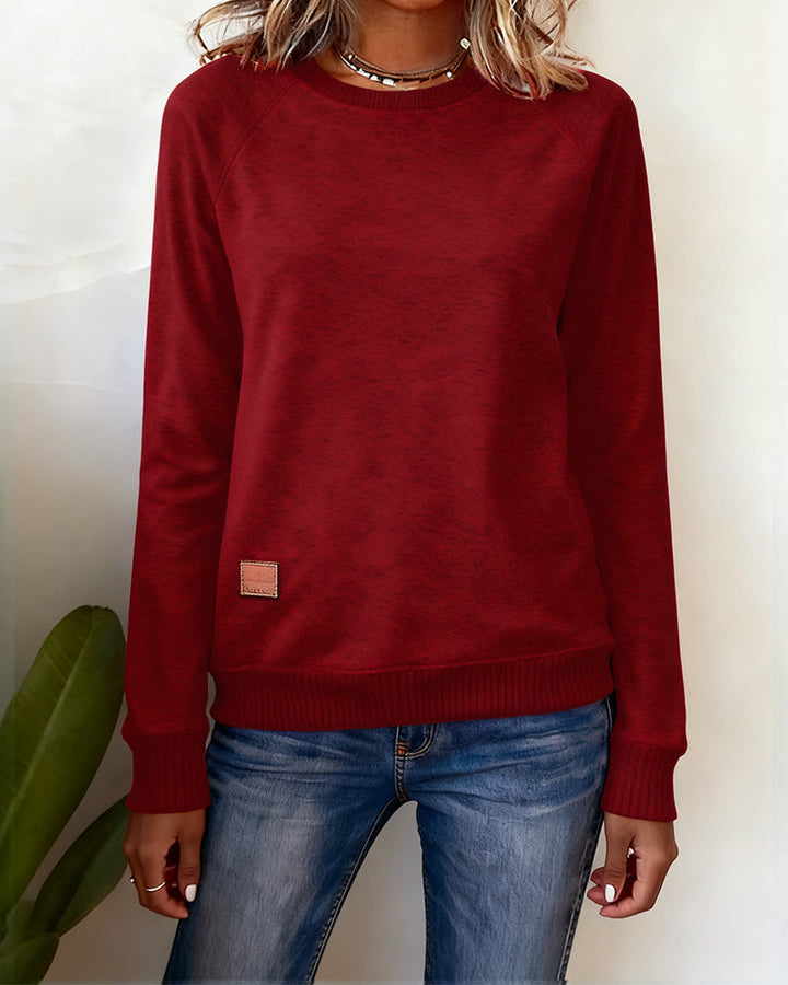 Drune | Lässig Sweatshirt mit Rundhalsausschnitt