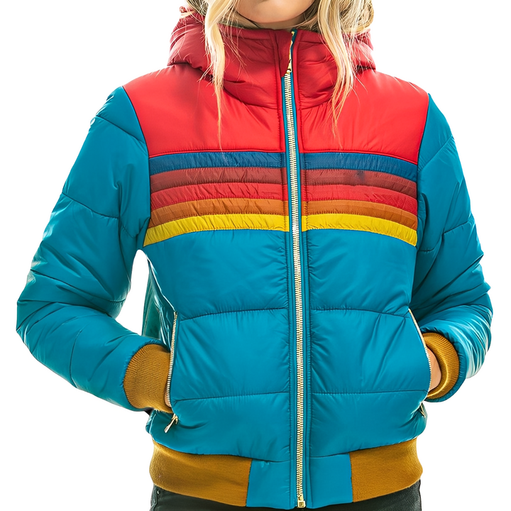 Drune | Stilvolle Steppjacke mit Kapuze für Damen