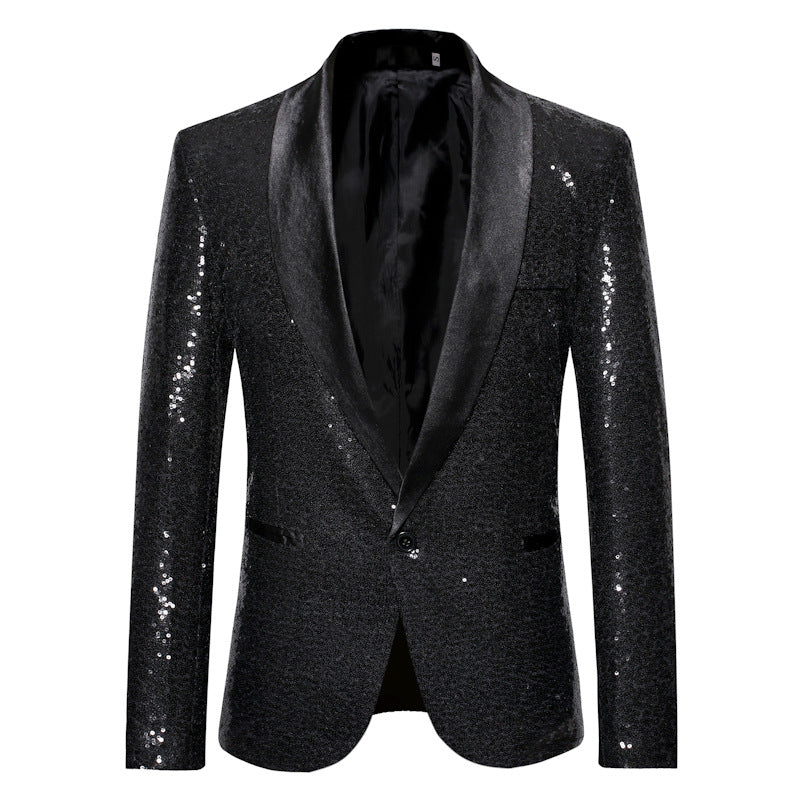 Drune | Stilvoller Pailletten-Blazer für Herren