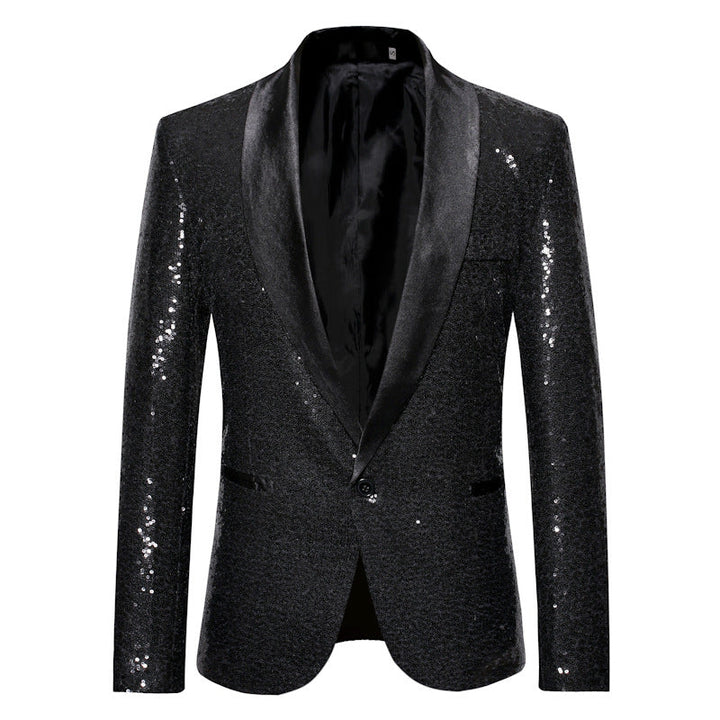 Drune | Stilvoller Pailletten-Blazer für Herren
