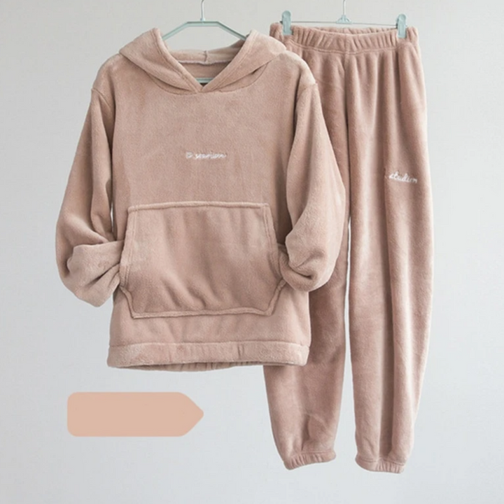 Drune | Bequemer Fleece Hausanzug für Zuhause