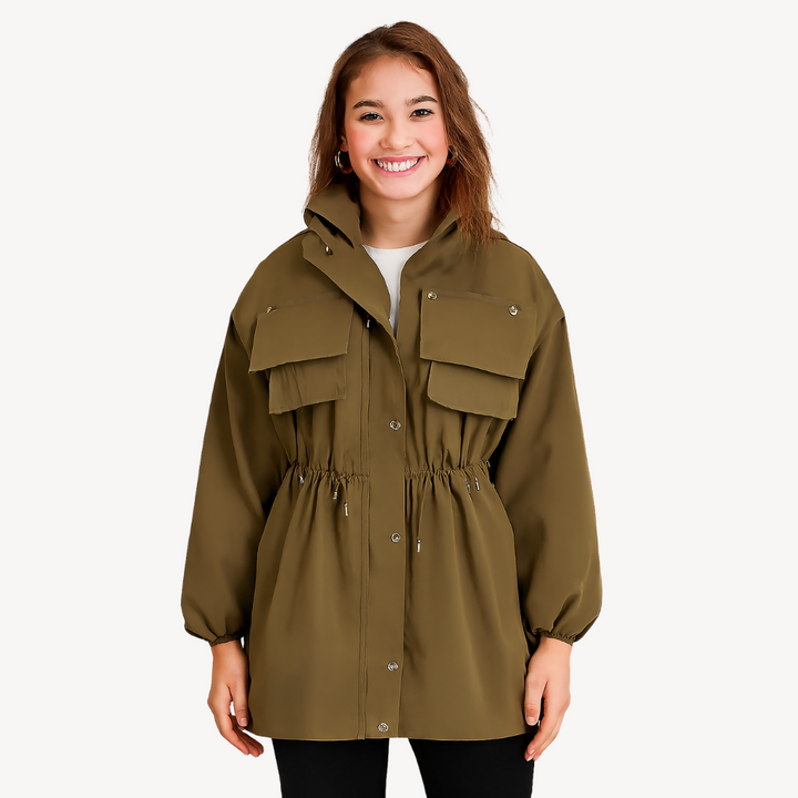Drune | Lässige Utility-Jacke mit Taschen für Frauen