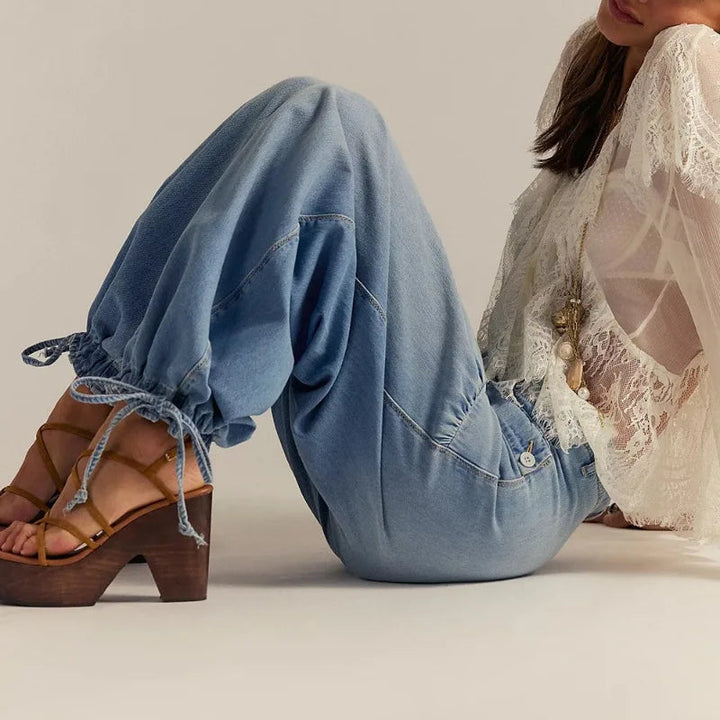Drune | Denim Harem Jogger